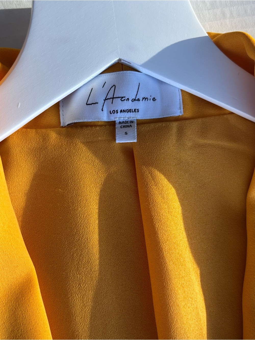 L'Academie Mustard Yellow Blazer Jacket